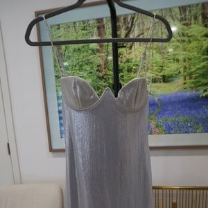 Meshki, Size small, Silver Sexy dress